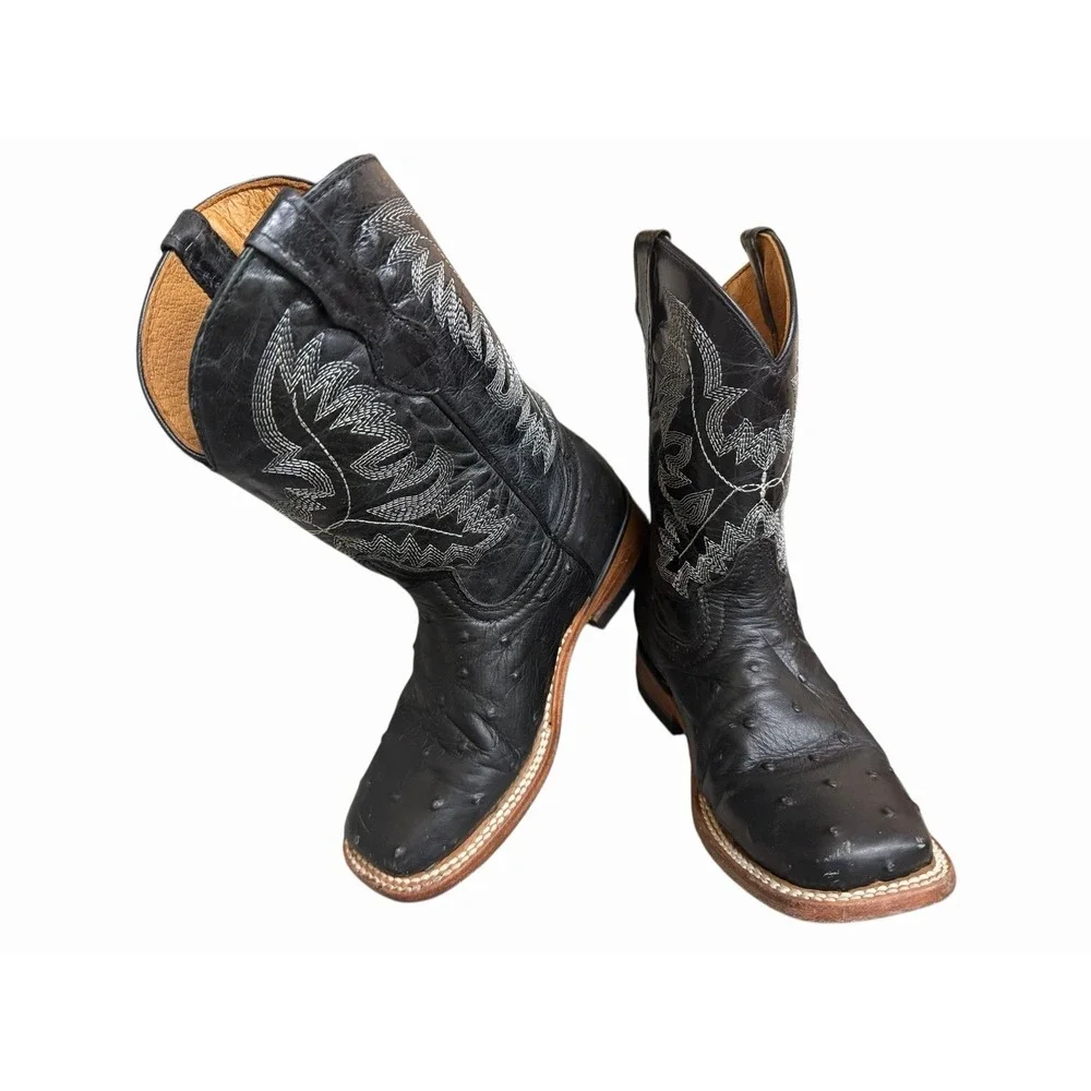 Veretta Kids Black Leather‎ Boots Size 21